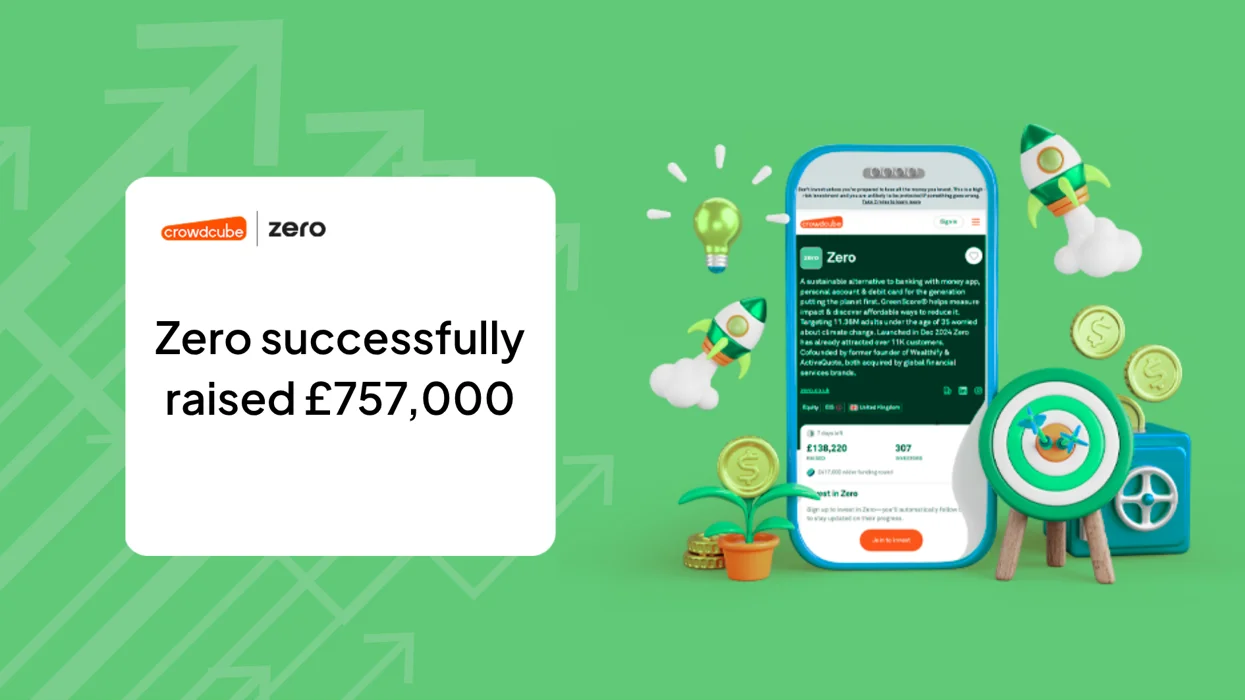 Zero successfully raised £757,000 via Crowdcube